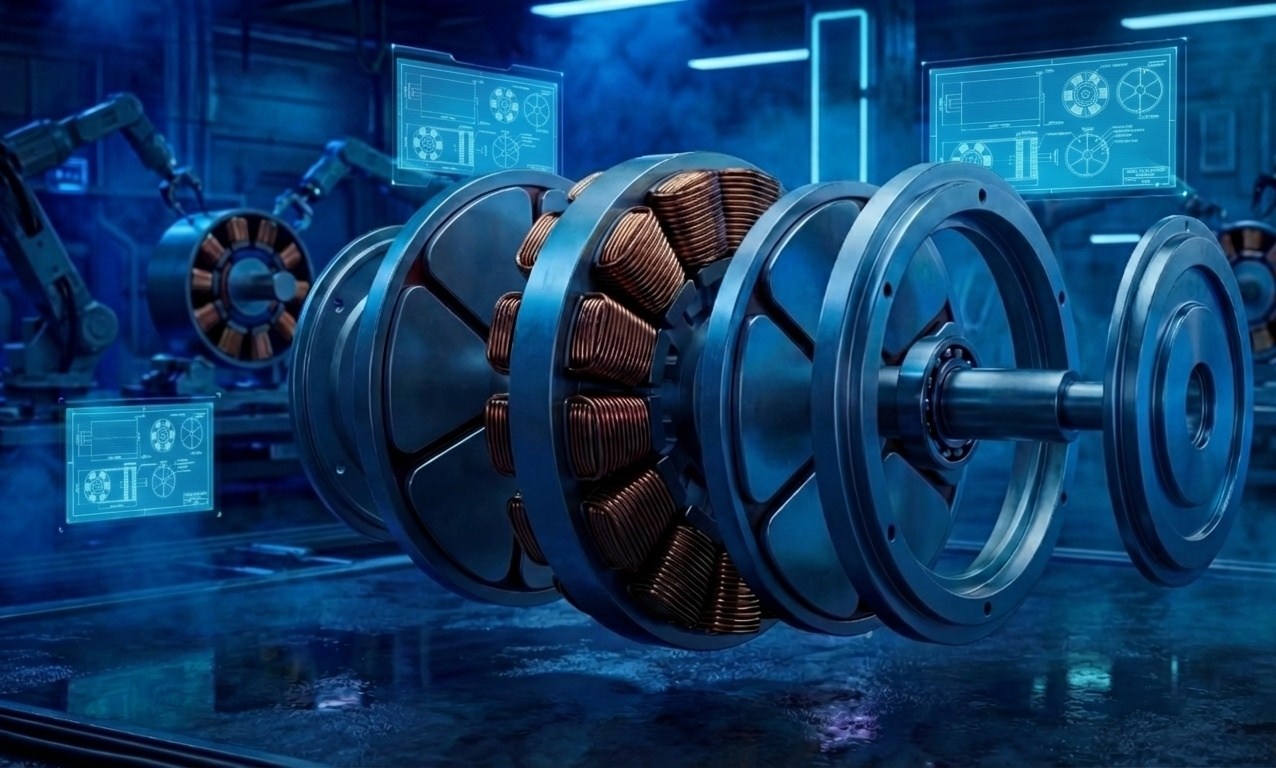 Axial Flux Motor Efficiency